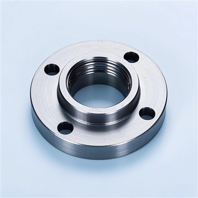 Τυφλή φλάντζα με τρύπα με σπείρωμα